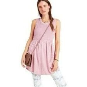 Anthropologie Riley Mauve Smocked Tank Tunic - Women’s S